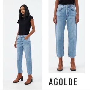 Agolde Parker Easy Straight Fit Jean - Blur Size 27